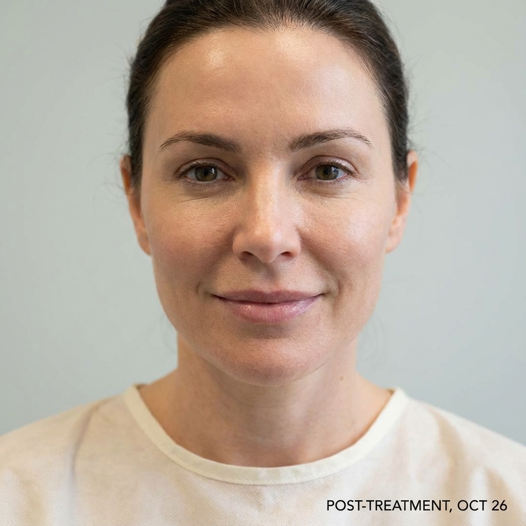 Depois do tratamento de harmonização