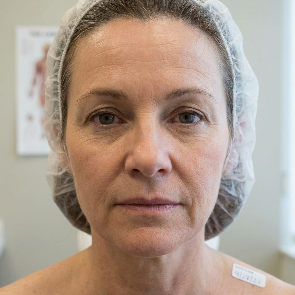 Antes do tratamento de harmonização